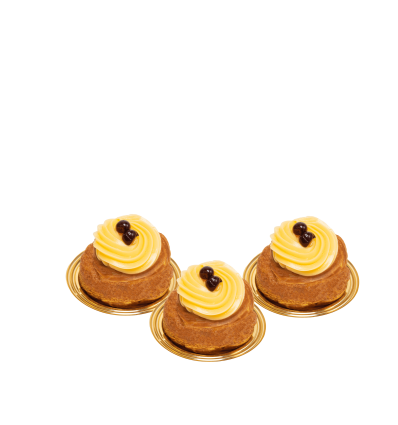 Guantiera zeppole di San Giuseppe al forno